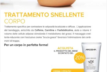 Promozione trattamento snellente corpo 2020
