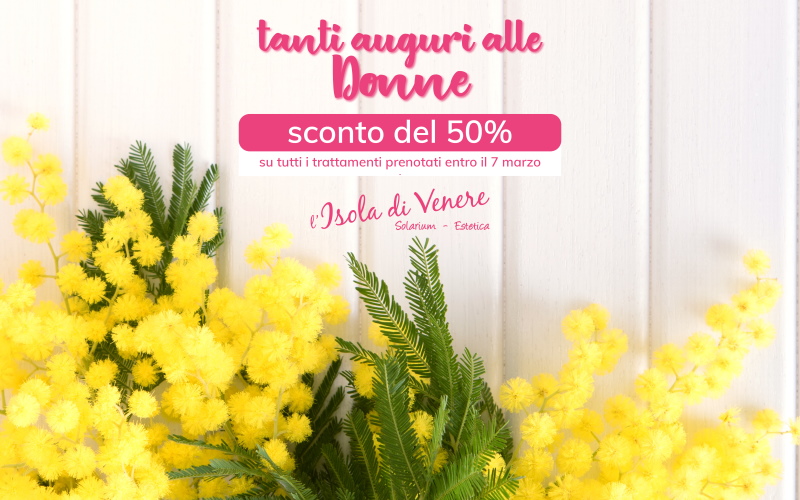 Promozione festa della donna 2020